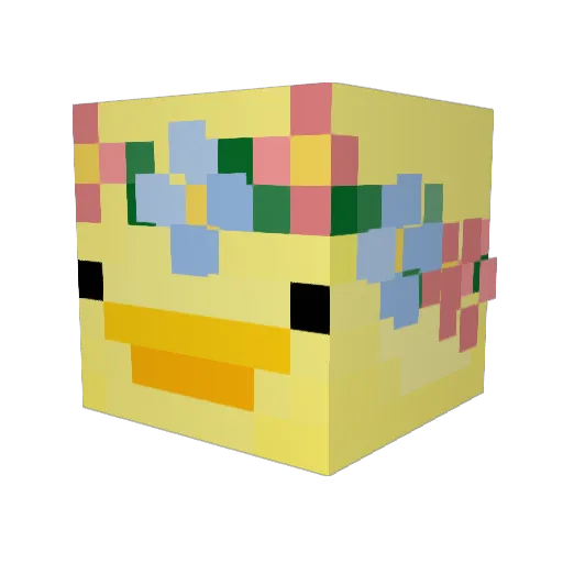 lotta26 Minecraft avatar head, 3D render