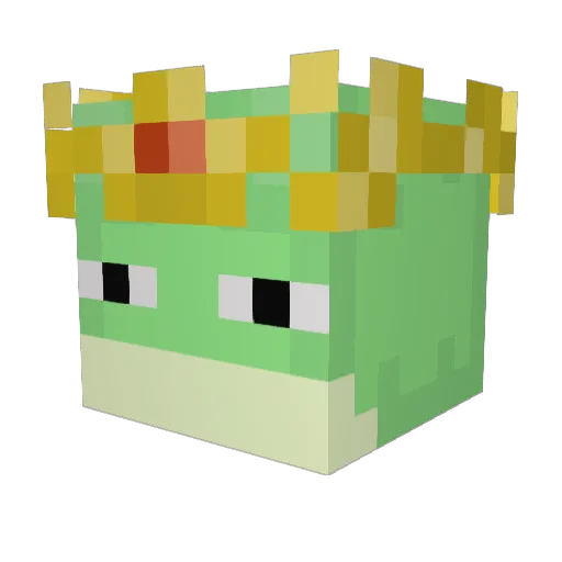 lottit Minecraft avatar head, 3D render