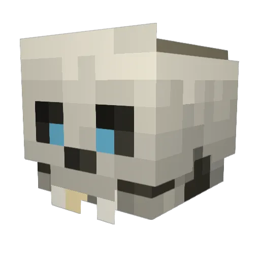 lou1noodle Minecraft avatar head, 3D render