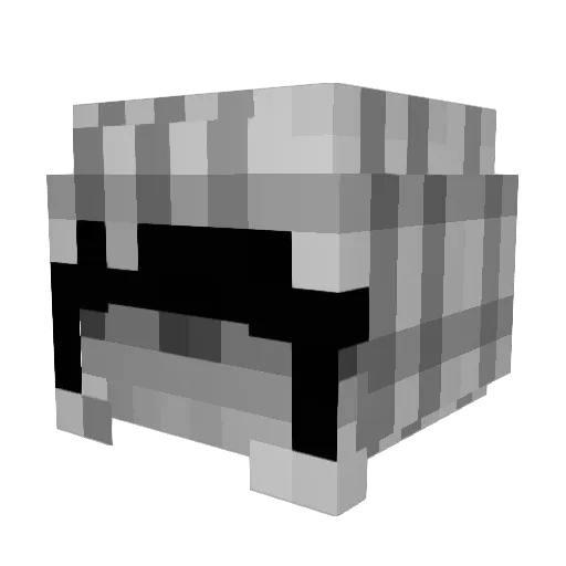 loucp1 Minecraft avatar head, 3D render