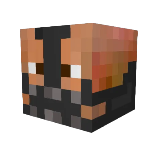 loud94 Minecraft avatar head, 3D render