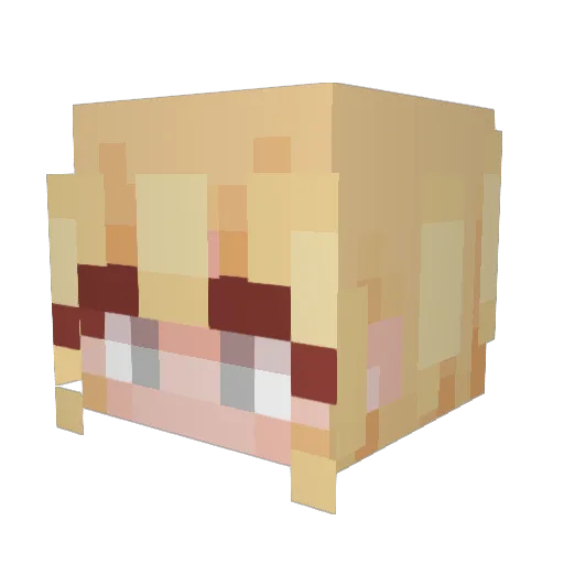 loudcloud14 Minecraft avatar head, 3D render
