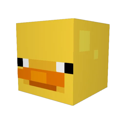 louddog Minecraft avatar head, 3D render