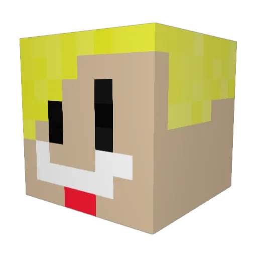 loudstorm232 Minecraft avatar head, 3D render