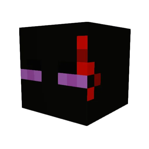 louh2o Minecraft avatar head, 3D render