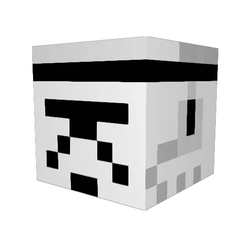 loui223 Minecraft avatar head, 3D render