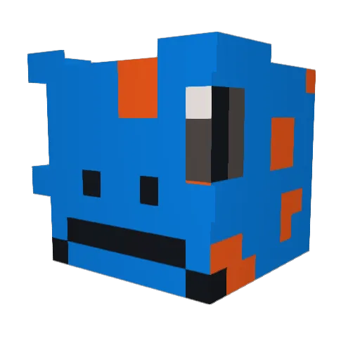 louieferris Minecraft avatar head, 3D render