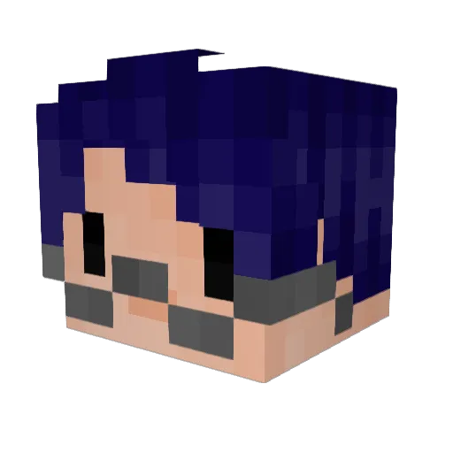 louis058 Minecraft avatar head, 3D render