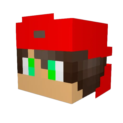 louis276 Minecraft avatar head, 3D render
