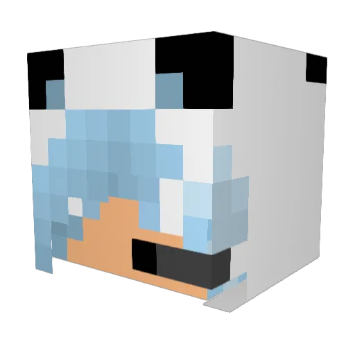 louis900003 Minecraft avatar head, 3D render