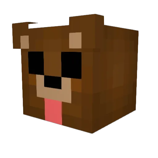 louis_006 Minecraft avatar head, 3D render