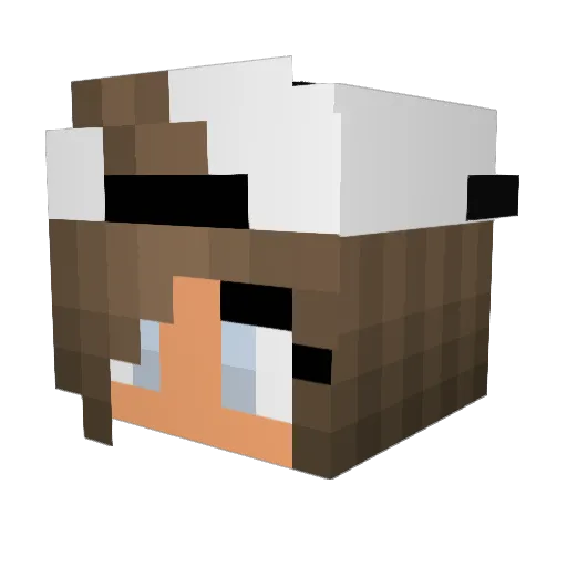 louise451 Minecraft avatar head, 3D render