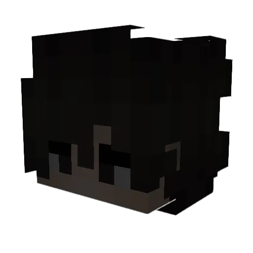 louislovesu Minecraft avatar head, 3D render
