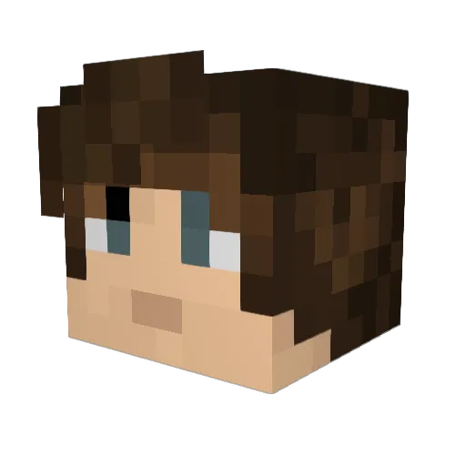 louismccoy Minecraft avatar head, 3D render
