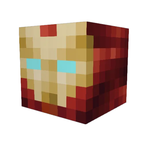 louispain04 Minecraft avatar head, 3D render