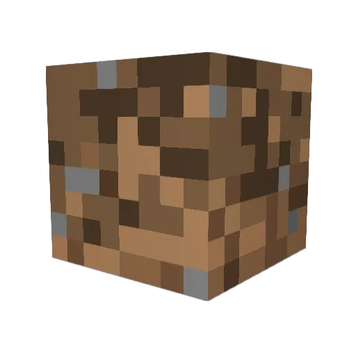 louistofu Minecraft avatar head, 3D render