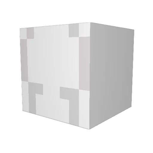 louiverse Minecraft avatar head, 3D render