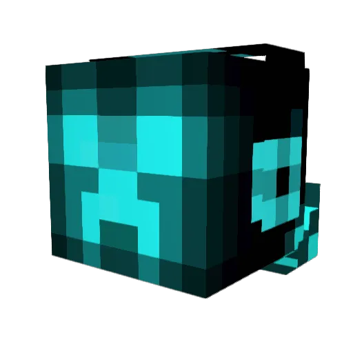 loulou098 Minecraft avatar head, 3D render