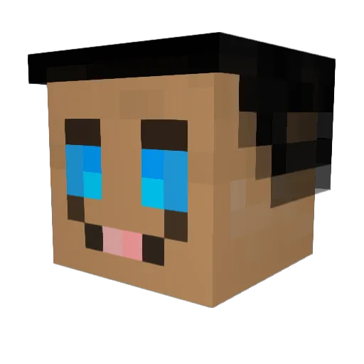 louloucch24 Minecraft avatar head, 3D render