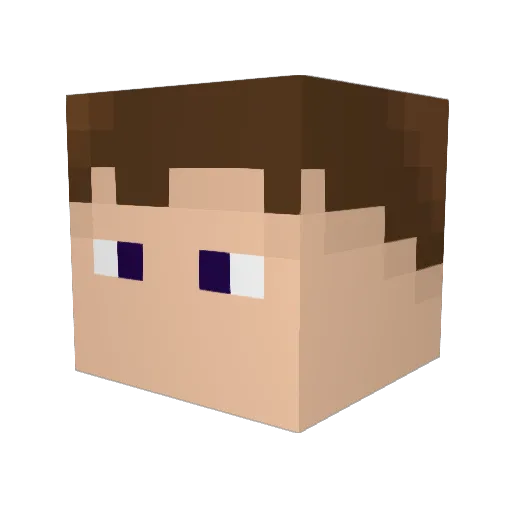 loumpi123 Minecraft avatar head, 3D render