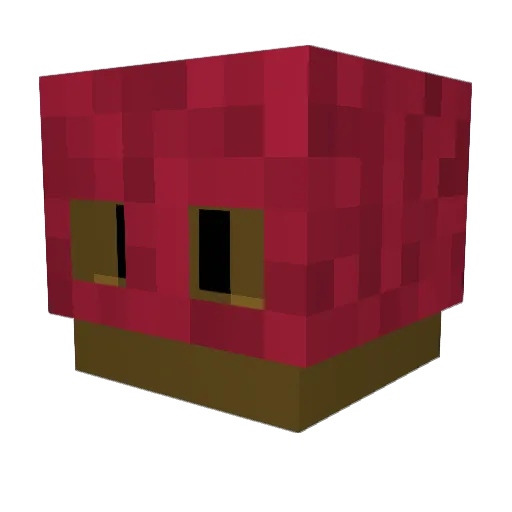 loungesxblox Minecraft avatar head, 3D render