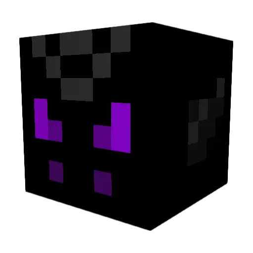 loupcub Minecraft avatar head, 3D render