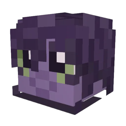 lourancia Minecraft avatar head, 3D render