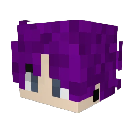 loustik91 Minecraft avatar head, 3D render