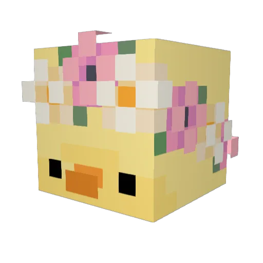 lov2isbubble Minecraft avatar head, 3D render