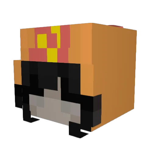 lov6ly Minecraft avatar head, 3D render