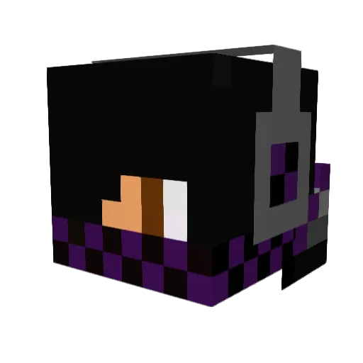 love2surfobx Minecraft avatar head, 3D render
