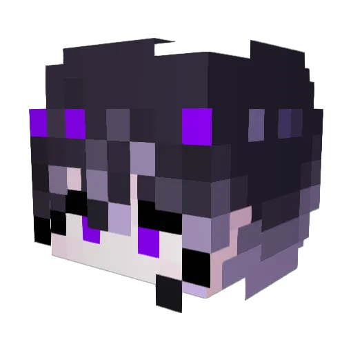 love7701 Minecraft avatar head, 3D render