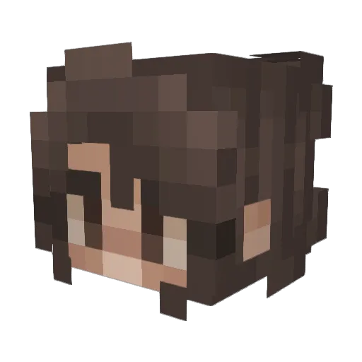 love89 Minecraft avatar head, 3D render
