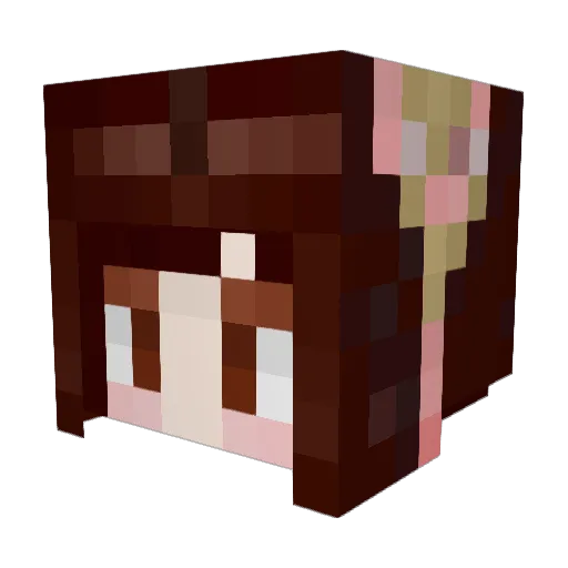 loveRashford Minecraft avatar head, 3D render