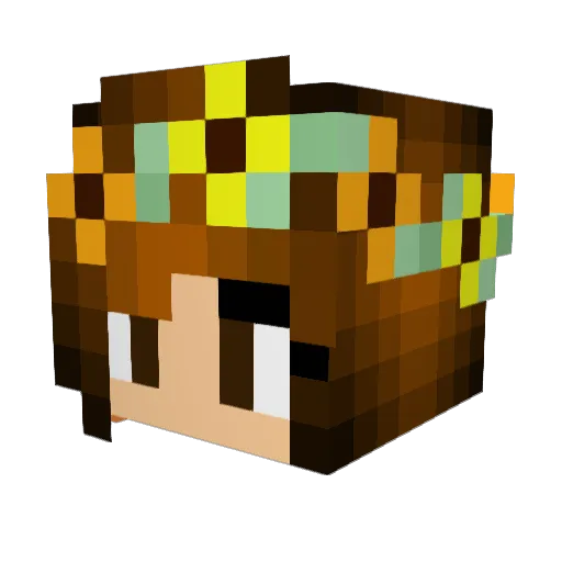 lovebug6978 Minecraft avatar head, 3D render