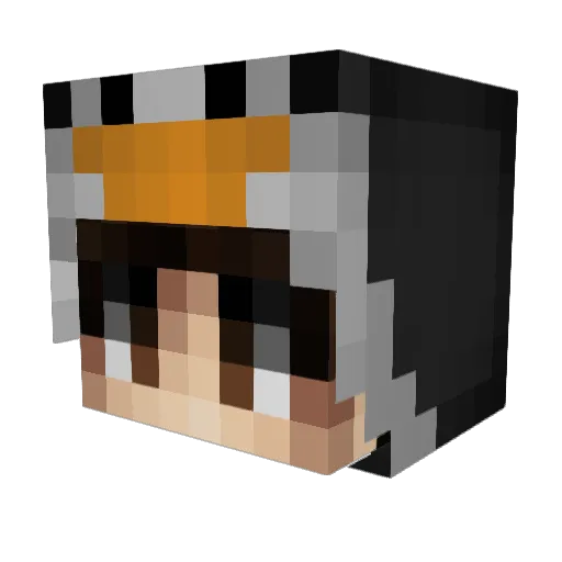 lovechapter Minecraft avatar head, 3D render