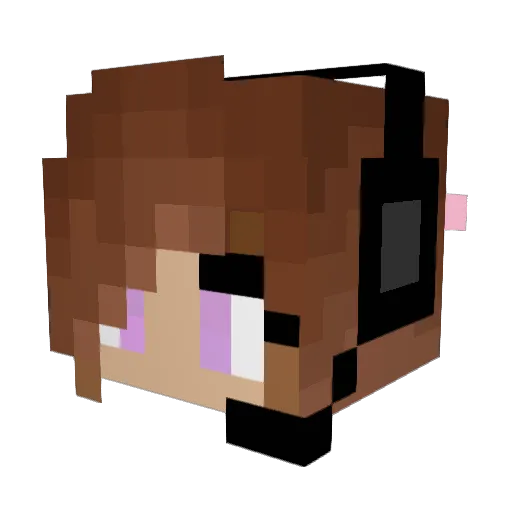 lovee235 Minecraft avatar head, 3D render
