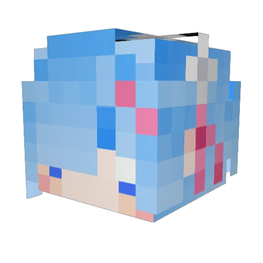 loveho201121 Minecraft avatar head, 3D render