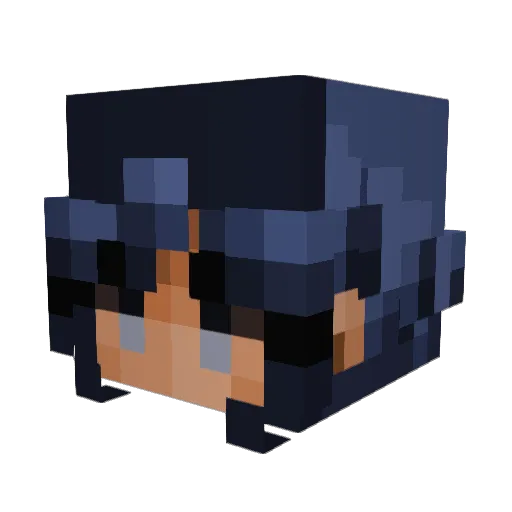 loveleech Minecraft avatar head, 3D render