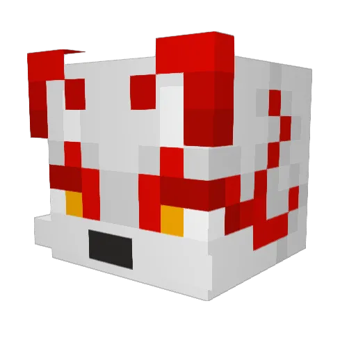 lovely_lasquadra Minecraft avatar head, 3D render