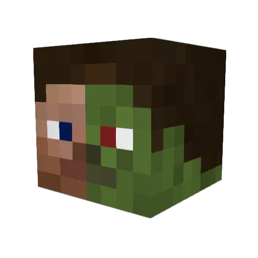 lovelydzejkob Minecraft avatar head, 3D render