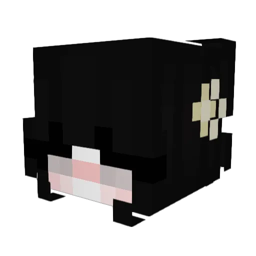 lovelyshroom Minecraft avatar head, 3D render