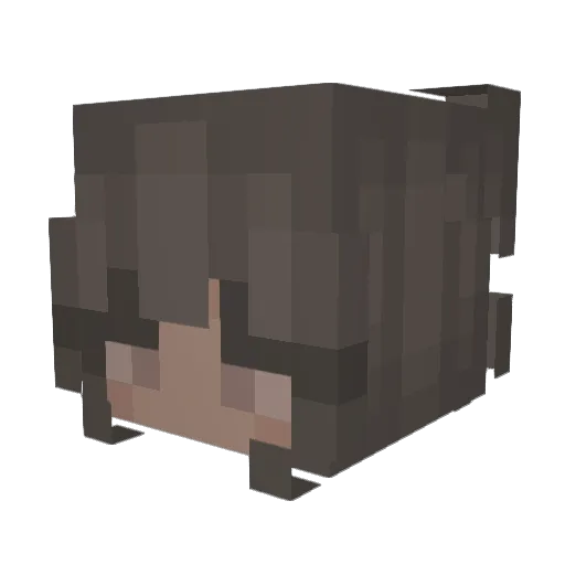 lovelysussie555 Minecraft avatar head, 3D render