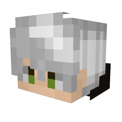 loven25 Minecraft avatar head, 3D render