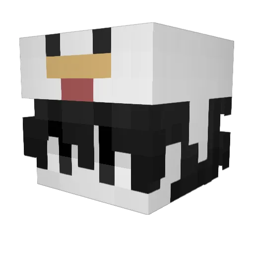 lovensesupport Minecraft avatar head, 3D render
