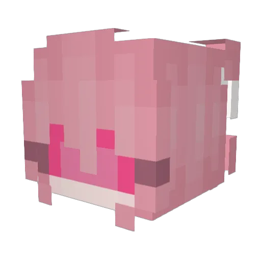 loveoct Minecraft avatar head, 3D render