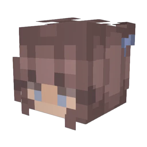 lover6662 Minecraft avatar head, 3D render