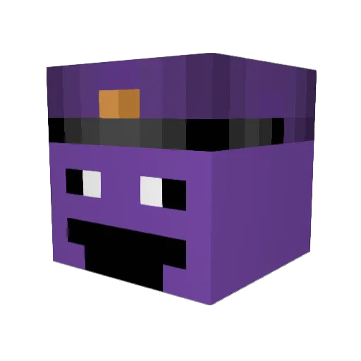 loveroraxx Minecraft avatar head, 3D render