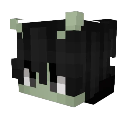 lovesymbol Minecraft avatar head, 3D render