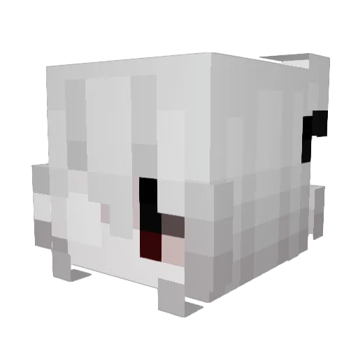 lovetale Minecraft avatar head, 3D render